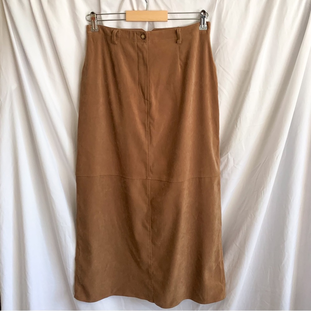 Vintage Westbound Suede Maxi Skirt